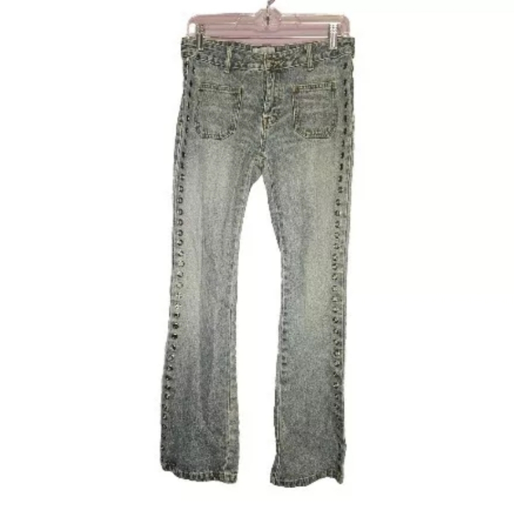 Extreme Heat Womans Juniors Jeans Wide Leg Size 5